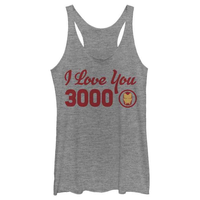 Fifth Sun Women's Marvel Iron Man Love 3000 Forever Racerback Tank Top