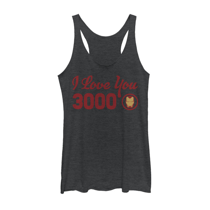 fifth sun Women's Marvel Iron Man Love 3000 Forever Racerback Tank Top