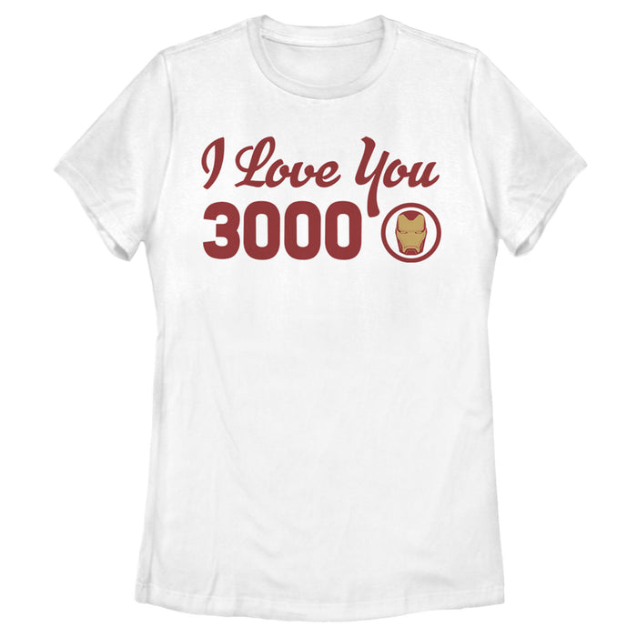 Fifth Sun Women's Marvel Iron Man Love 3000 Forever T-Shirt