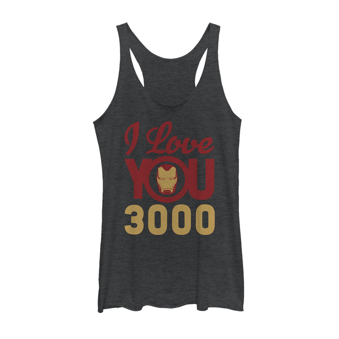 fifth sun Women's Marvel Iron Man Love 3000 Racerback Tank Top