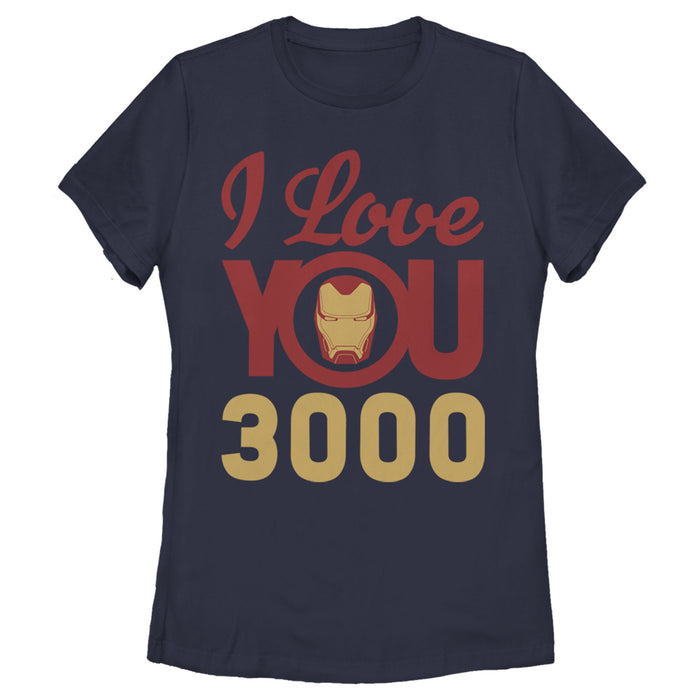 Fifth Sun Women's Marvel Iron Man Love 3000 T-Shirt
