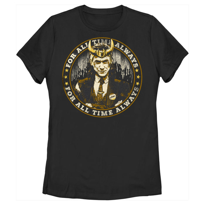 fifth sun Women's Marvel Loki Campaign Trail T-Shirt