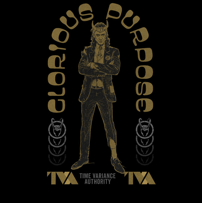 Fifth Sun Women's Marvel Loki Glorious Purpose Arch T-Shirt