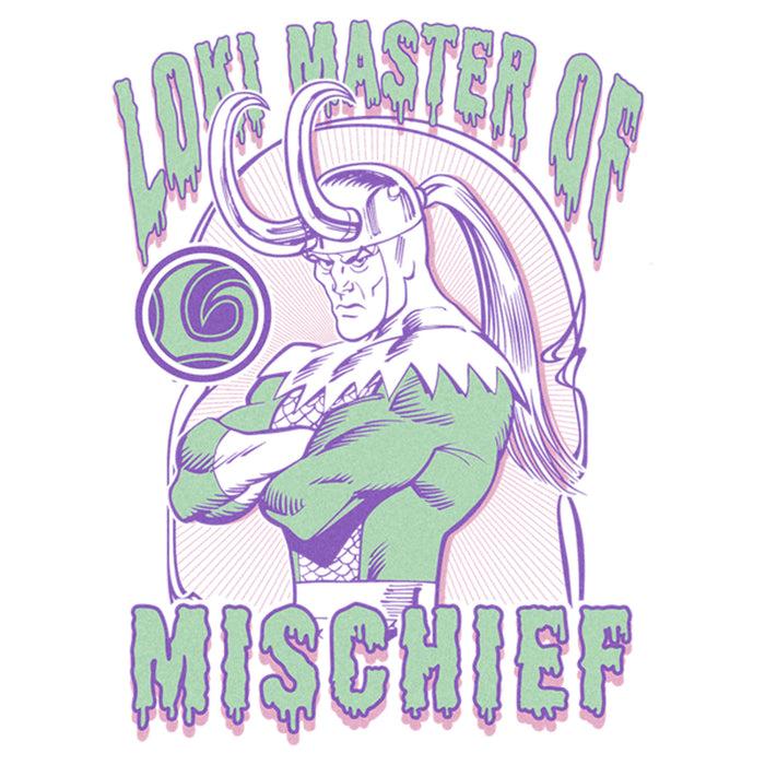 Fifth Sun Women's Marvel Loki Master Of Mischief T-Shirt