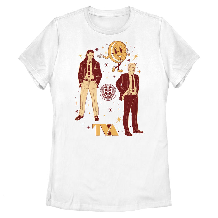 Fifth Sun Women's Marvel Loki Retro Characters T-Shirt