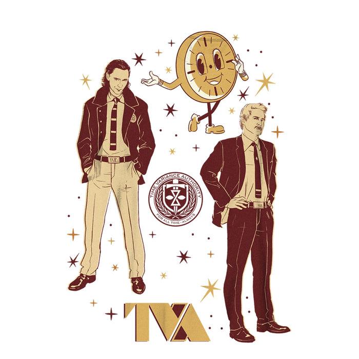 Fifth Sun Women's Marvel Loki Retro Characters T-Shirt
