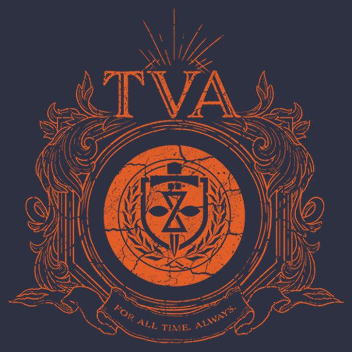Fifth Sun Women's Marvel Loki TVA Distressed Logo T-Shirt