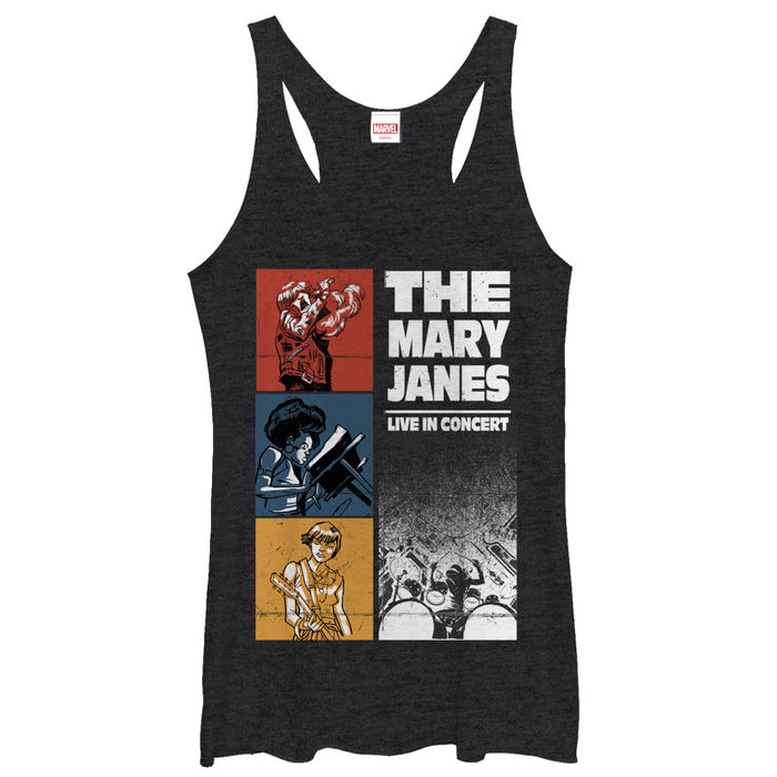 fifth sun Women's Marvel Mary Janes Concert Racerback Tank Top
