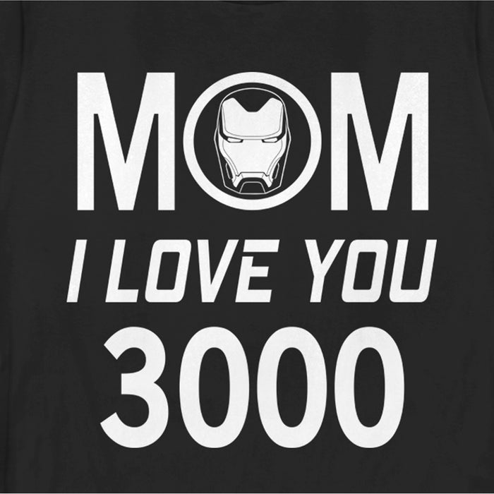 Fifth Sun Women's Marvel Mom I Love You 300 Iron Man Badge T-Shirt
