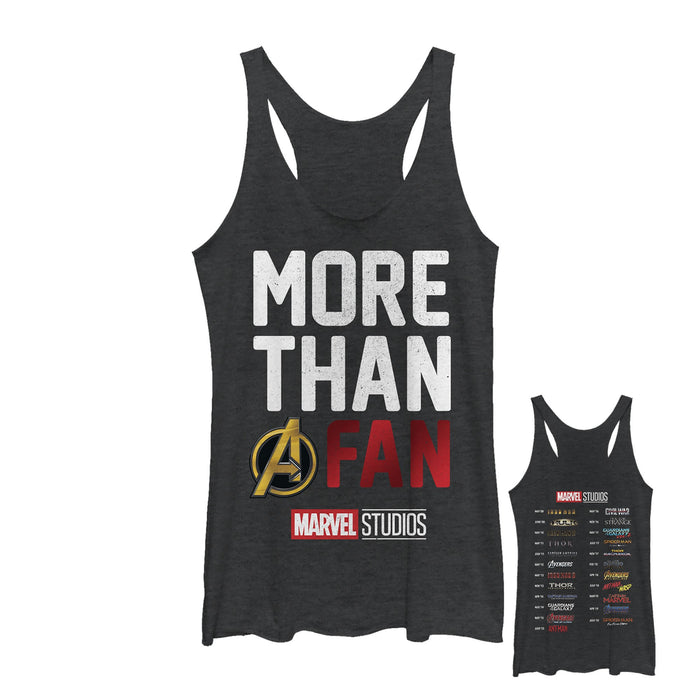 fifth sun Women's Marvel More Than a Fan Racerback Tank Top