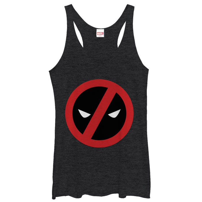 fifth sun Women's Marvel Simple Deadpool Racerback Tank Top