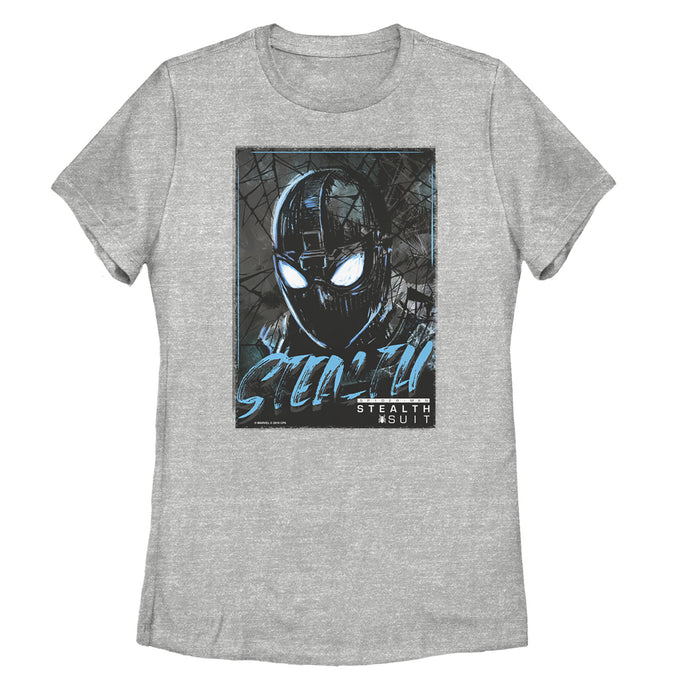 fifth sun Women's Marvel Spider-Man: Far From Home Artsy Stealth T-Shirt