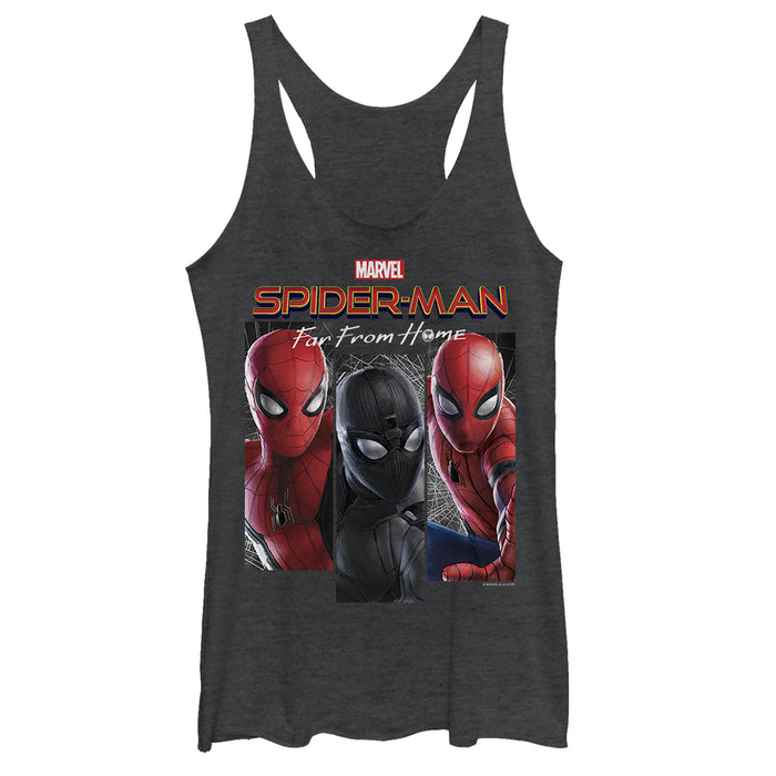 fifth sun Women's Marvel Spider-Man: Far From Home Every Suit Racerback Tank Top
