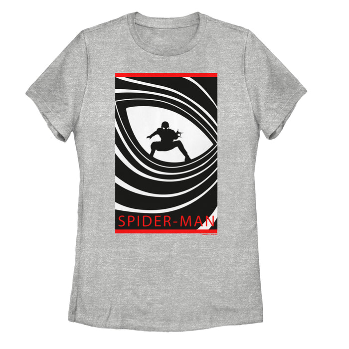 fifth sun Women's Marvel Spider-Man: Far From Home Eye Swirl T-Shirt