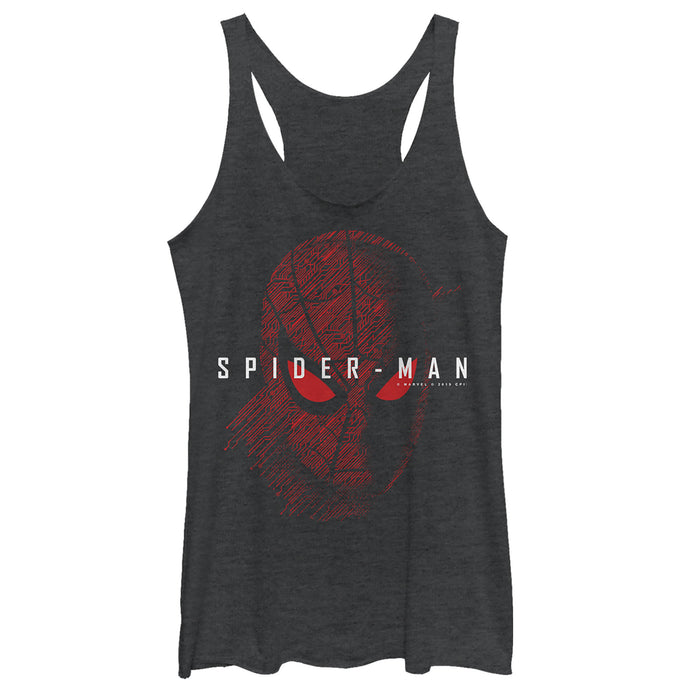 fifth sun Women's Marvel Spider-Man: Far From Home Glow Racerback Tank Top
