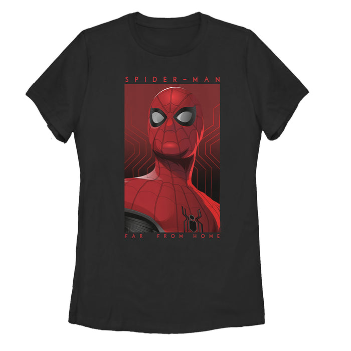fifth sun Women's Marvel Spider-Man: Far From Home Hero Poster T-Shirt