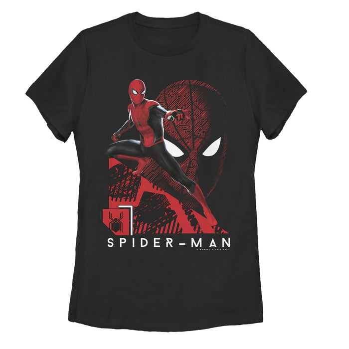 fifth sun Women's Marvel Spider-Man: Far From Home High Tech T-Shirt