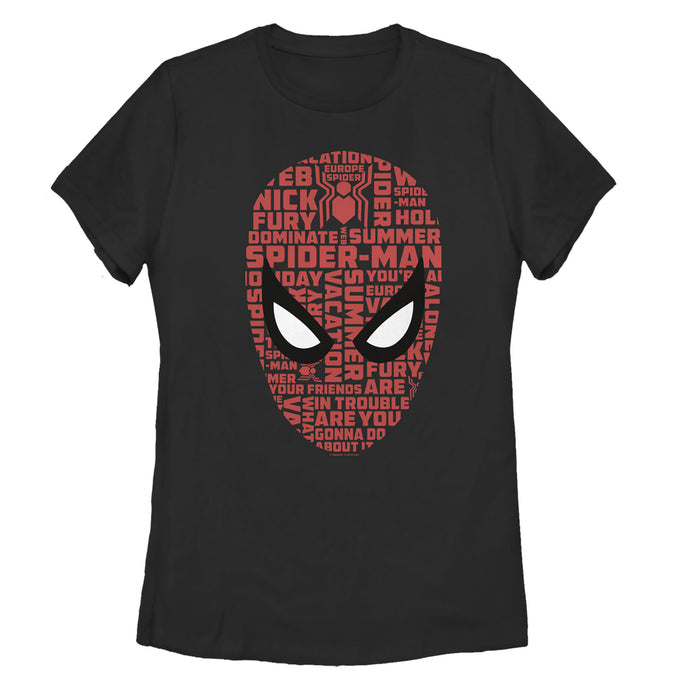 fifth sun Women's Marvel Spider-Man: Far From Home Keywords T-Shirt