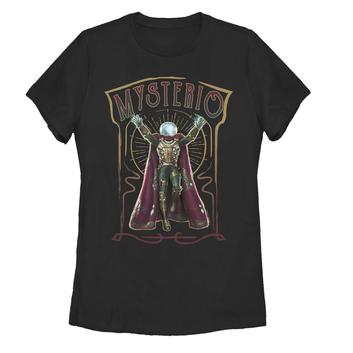 fifth sun Women's Marvel Spider-Man: Far From Home Mysterio Card T-Shirt
