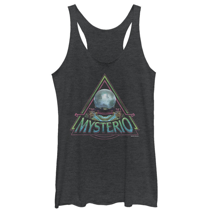 fifth sun Women's Marvel Spider-Man: Far From Home Mysterio Crystal Racerback Tank Top