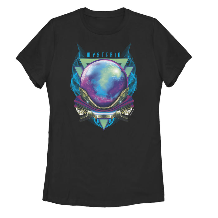 fifth sun Women's Marvel Spider-Man: Far From Home Mysterio Masked T-Shirt