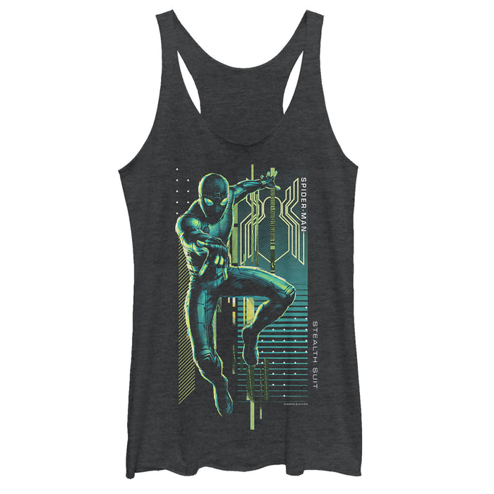 fifth sun Women's Marvel Spider-Man: Far From Home Night's Hero Racerback Tank Top