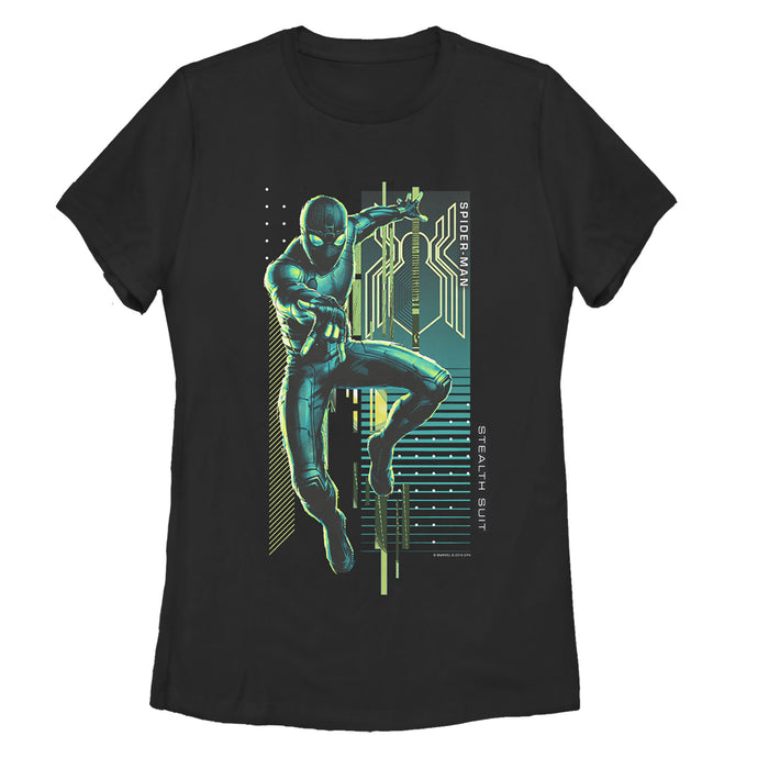 fifth sun Women's Marvel Spider-Man: Far From Home Night's Hero T-Shirt