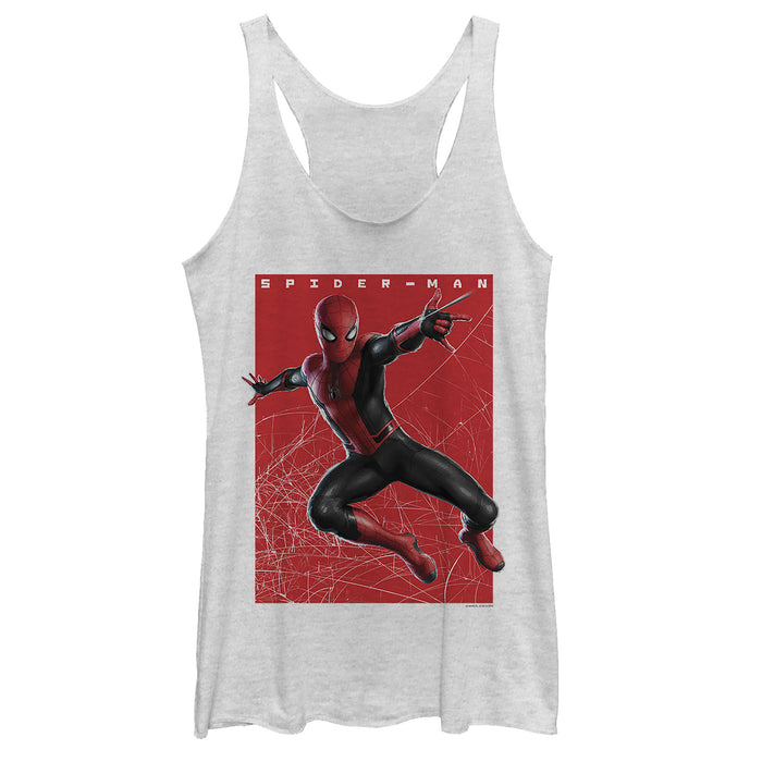 fifth sun Women's Marvel Spider-Man: Far From Home Sightseeing Racerback Tank Top