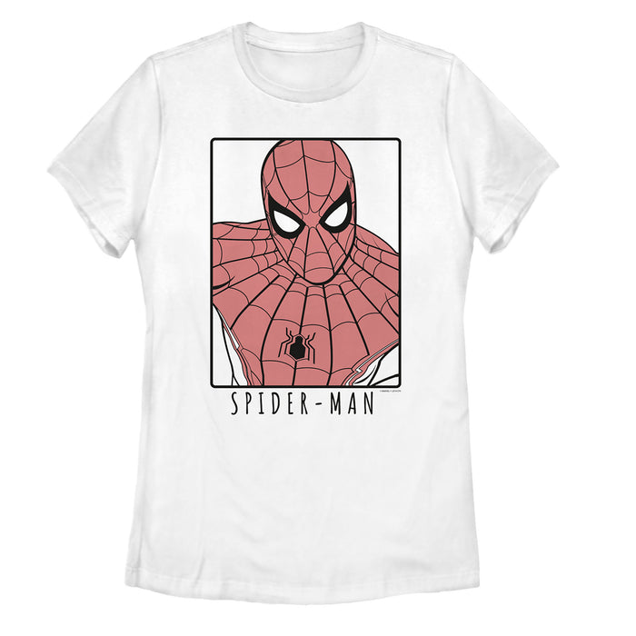 fifth sun Women's Marvel Spider-Man: Far From Home Sleek Frame T-Shirt