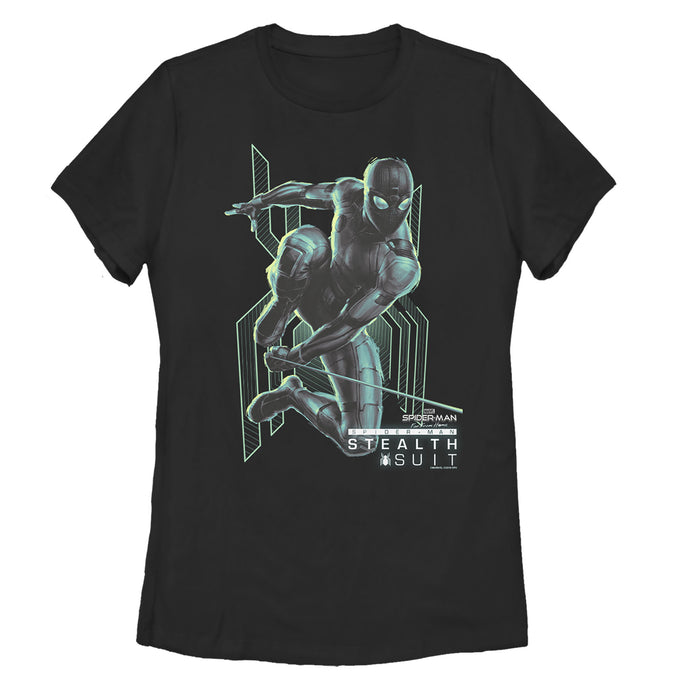 fifth sun Women's Marvel Spider-Man: Far From Home Stealth Hero T-Shirt
