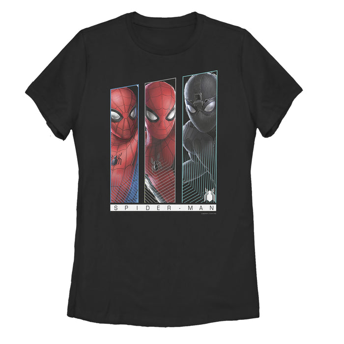 fifth sun Women's Marvel Spider-Man: Far From Home Suit Panel T-Shirt