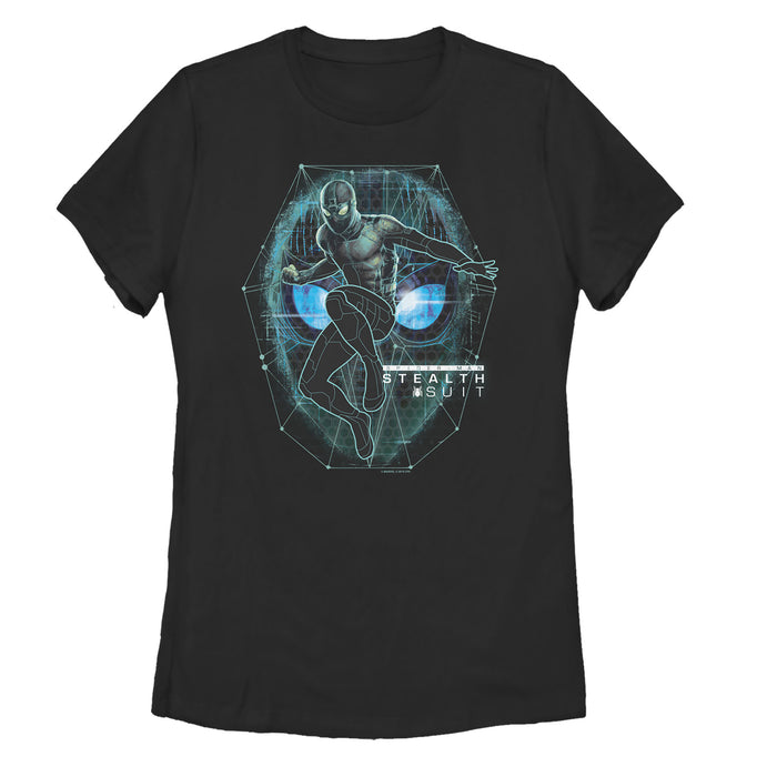 fifth sun Women's Marvel Spider-Man: Far From Home Suit Schematic T-Shirt