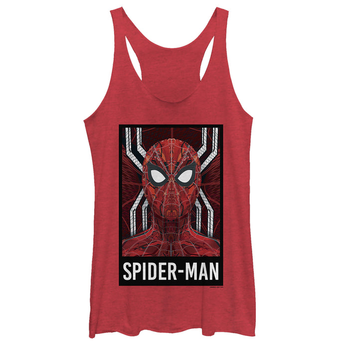 fifth sun Women's Marvel Spider-Man: Far From Home Tech Suit Racerback Tank Top