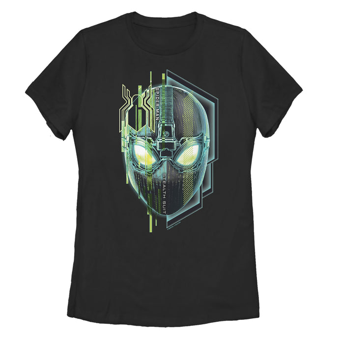 fifth sun Women's Marvel Spider-Man: Far From Home Techy Mask T-Shirt