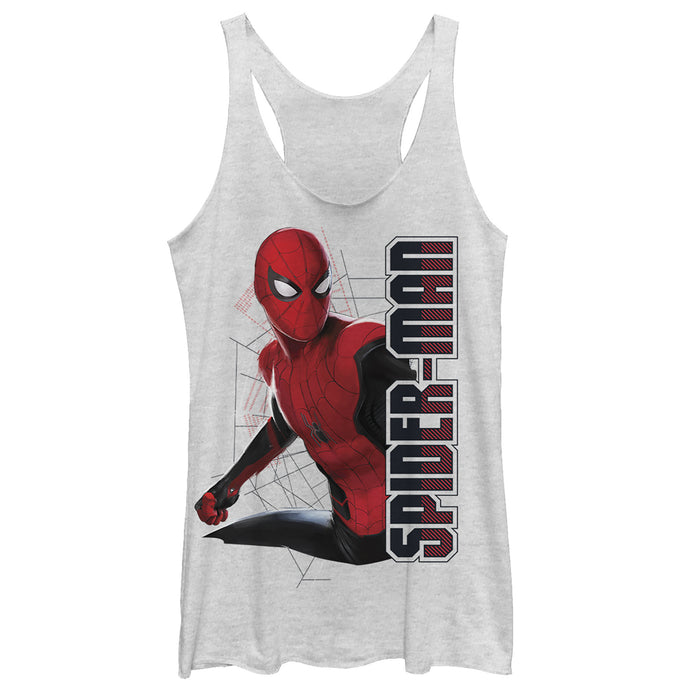 fifth sun Women's Marvel Spider-Man: Far From Home Web Coordinates Racerback Tank Top
