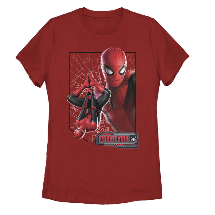 fifth sun Women's Marvel Spider-Man: Far From Home Web Frame T-Shirt