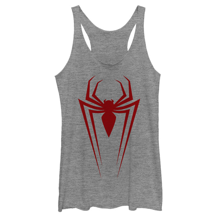 fifth sun Women's Marvel Spider-Man Icon Badge Racerback Tank Top