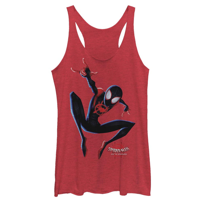 fifth sun Women's Marvel Spider-Man: Into the Spider-Verse Spider-Ham Flight Racerback Tank Top