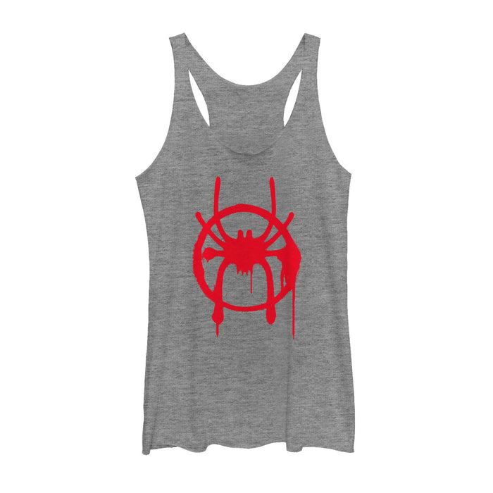 Fifth Sun Women's Marvel Spider-Man: Into The Spider-Verse Symbol Racerback Tank Top