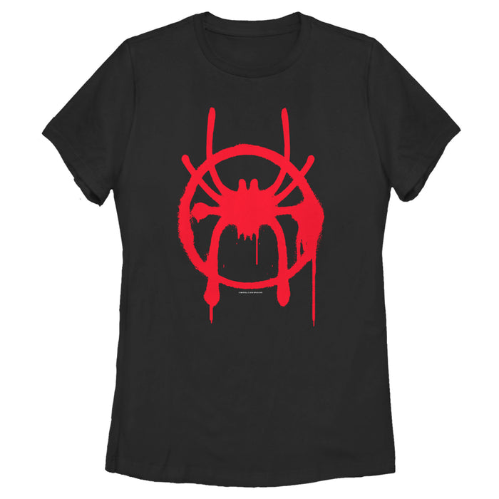 Fifth Sun Women's Marvel Spider-Man: Into The Spider-Verse Symbol T-Shirt