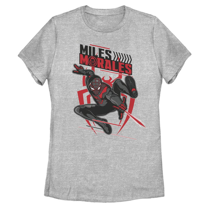 fifth sun Women's Marvel Spider-Man: Miles Morales Game Swing T-Shirt