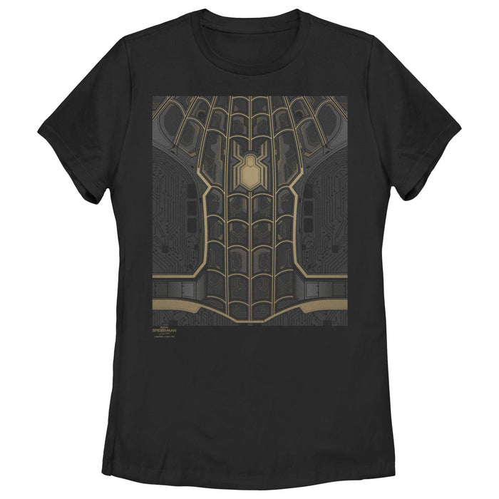 fifth sun Women's Marvel Spider-Man: No Way Home Black Suit T-Shirt
