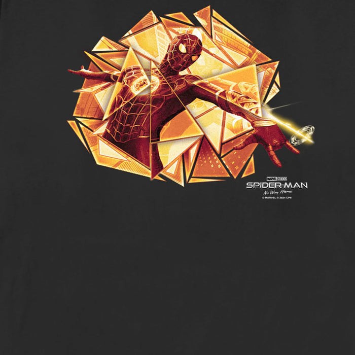 Fifth Sun Women's Marvel Spider-Man: No Way Home Gold Web Shot T-Shirt