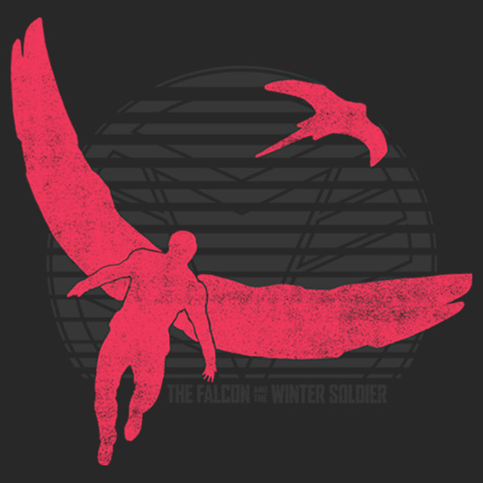 Fifth Sun Women's Marvel The Falcon And The Winter Soldier Flying Falcon T-Shirt