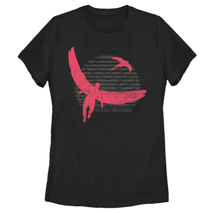 fifth sun Women's Marvel The Falcon and the Winter Soldier Flying Falcon T-Shirt