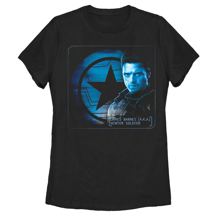 fifth sun Women's Marvel The Falcon and the Winter Soldier James Barnes T-Shirt