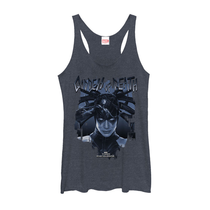 fifth sun Women's Marvel Thor: Ragnarok Hela Goddess of Death Racerback Tank Top