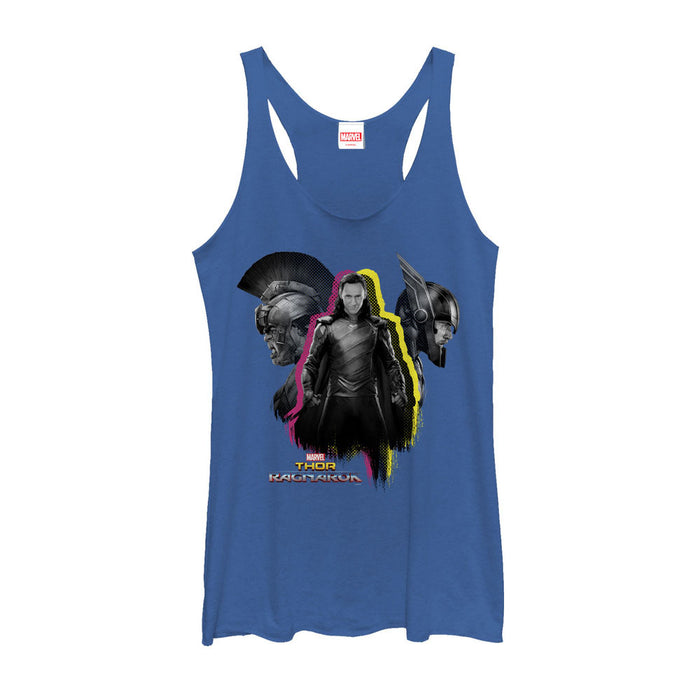 fifth sun Women's Marvel Thor: Ragnarok Loki Pop Racerback Tank Top