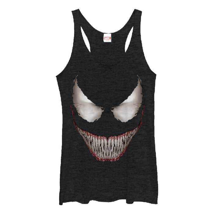 fifth sun Women's Marvel Venom Grin Racerback Tank Top