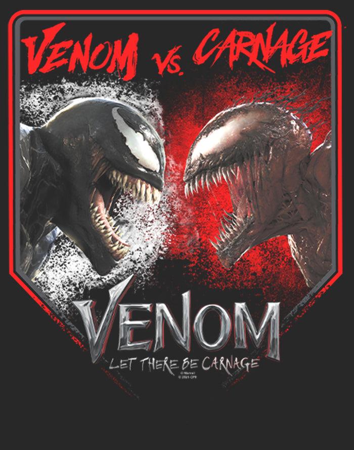Fifth Sun Women's Marvel Venom: Let There Be Carnage Battle Time Venom Vs Carnage T-Shirt